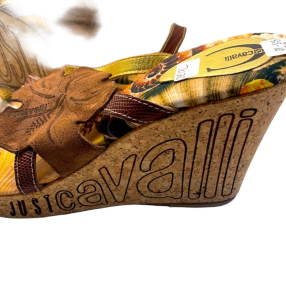 CAVALLI by: CAVALLI leather sandals